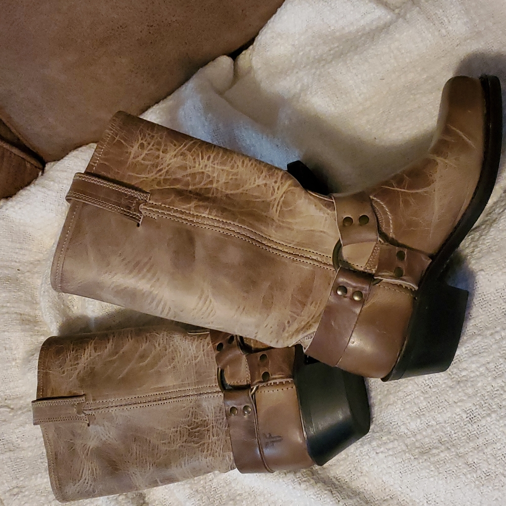Frye 12-in Harness Boots